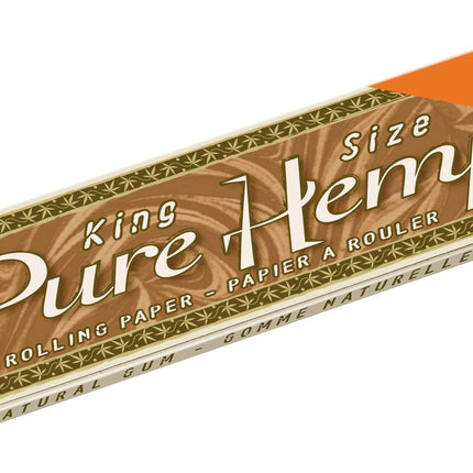 Pure Hemp Rolling Papers Unbleached King Size 33ct