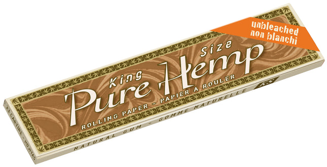 Pure Hemp Rolling Papers Unbleached King Size 33ct