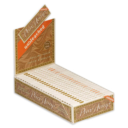 Pure Hemp Rolling Papers Unbleached 1 1/4 Size 50ct