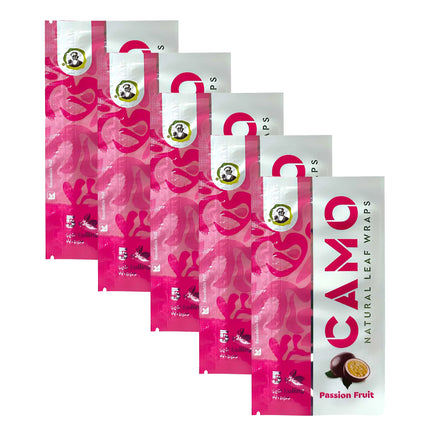 Camo Herbal Wraps Passion Fruit 5ct