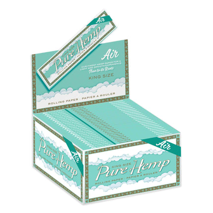 Pure Hemp Rolling Papers Air King Size 33ct