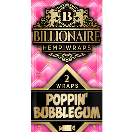 Billionaire Hemp Wraps Poppin' Bubblegum 2ct