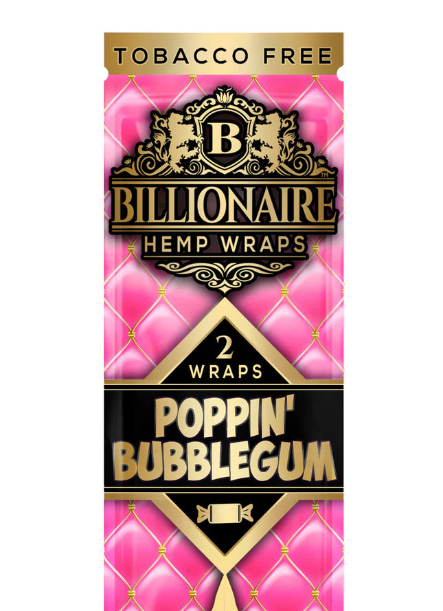 Billionaire Hemp Wraps Poppin' Bubblegum 2ct