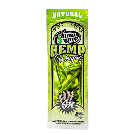 Blunt Wrap Hemp Wraps Natural 4ct