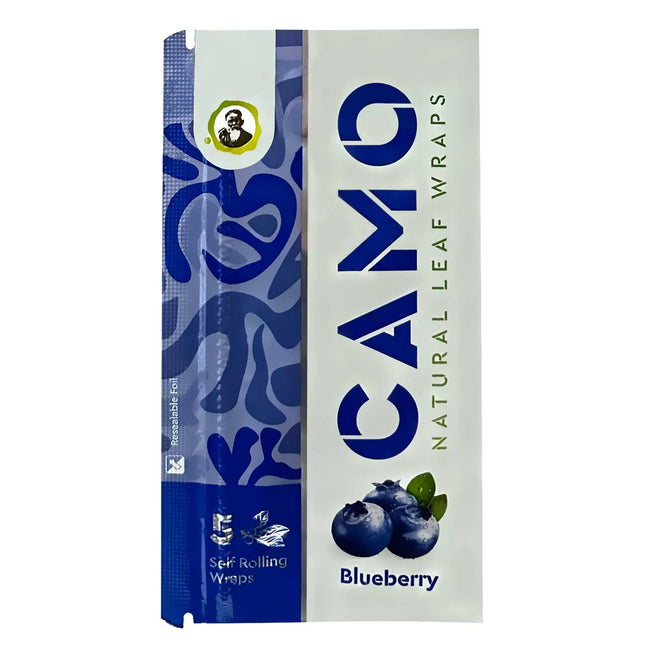 Camo Herbal Wraps Blueberry 5ct