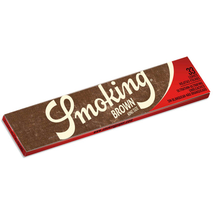 Smoking Rolling Papers Brown King Size 33ct (50) - Full Box