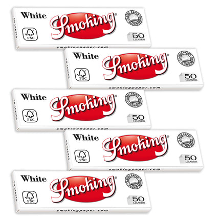 Smoking Brand Rolling Papers White 1 1/4 Size 50ct