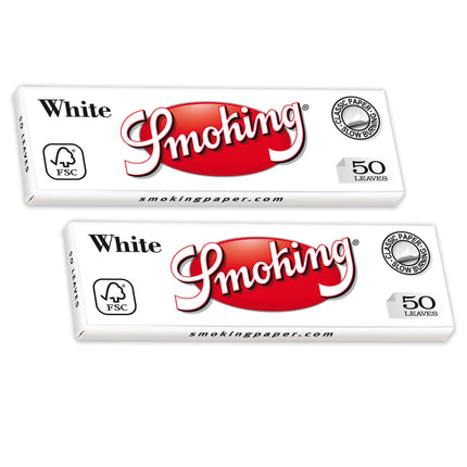 Smoking Brand Rolling Papers White 1 1/4 Size 50ct