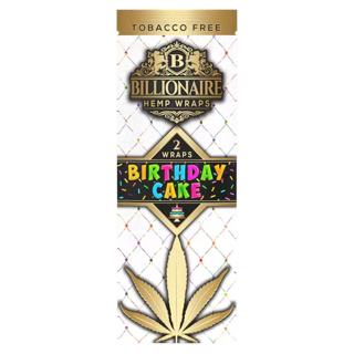 Billionaire Hemp Wraps Birthday Cake 2ct