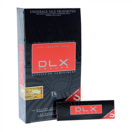 DLX Deluxe Rolling Papers 1 1/4 50ct