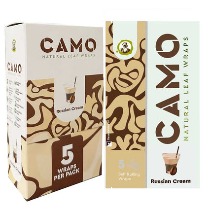 Camo Herbal Wraps Russian Cream 5ct