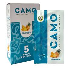 Camo Herbal Wraps Pineapple 5ct