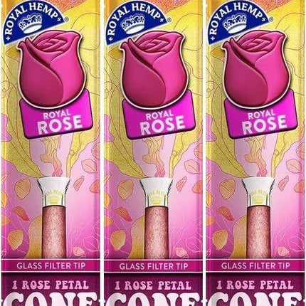 Blunts 'n Roses Cones Royal Rose 1ct - Made from Rose Petals