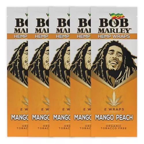 Bob Marley Hemp Wraps Mango Peach 2ct