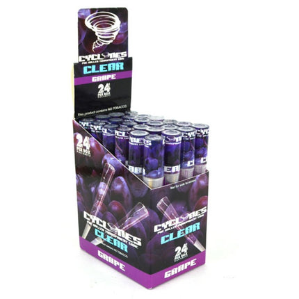 Cyclones Cones Grape Clear 2ct